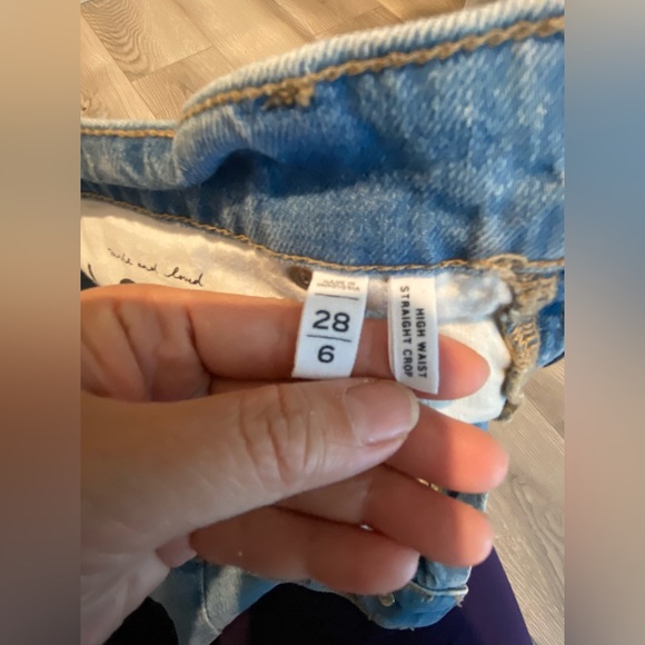 LOFT - High Waist Straight Crop Jeans - NWOT - Picture 8 of 8